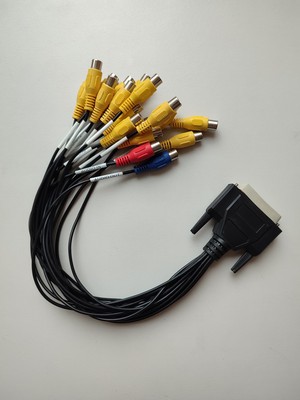 Prepojovací kábel VGA /25/- 18x RCA/M-M 0,4 m