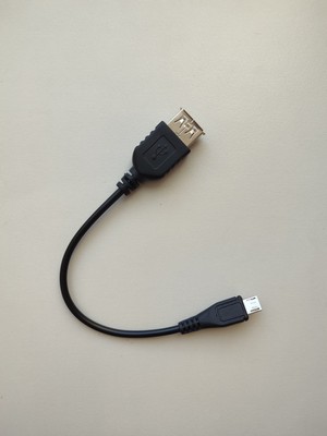Predlžovací kábel USB 2.0 A-Micro B M/F 0,12m