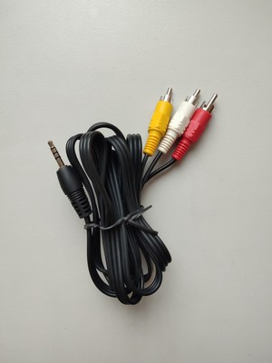 Prepojovací kábel 3x CINCH - 3,5mm JACK/M-M 1,2m