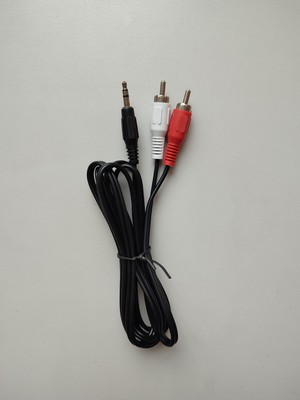 Prepojovací kábel 2x CINCH - 3,5mm JACK/M-M 1,4m
