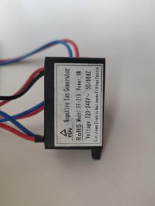 Generátor záporných iónov FF-210, 220-240V 50/60HZ, 1W
