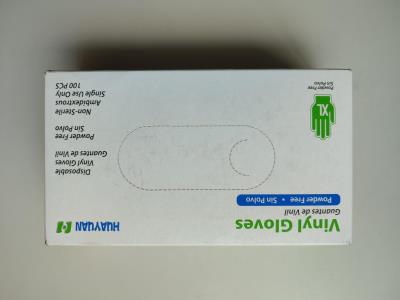 Jednorázové vinylové rukavice HUAYUAN 100 ks/ veľkosť XL