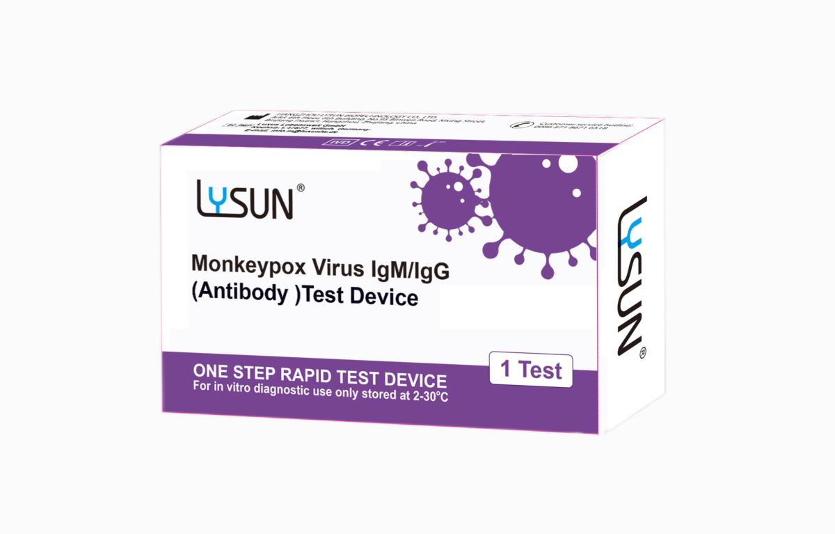 IgM/IgG Ab test na vírus opičích kiahní LYSUN MPVX-101
