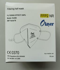 FFP2NR Respirátor OLAYER 10 ks/čierny