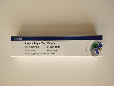 Strep A Rýchly test Realy Tech K341316D, 1 ks