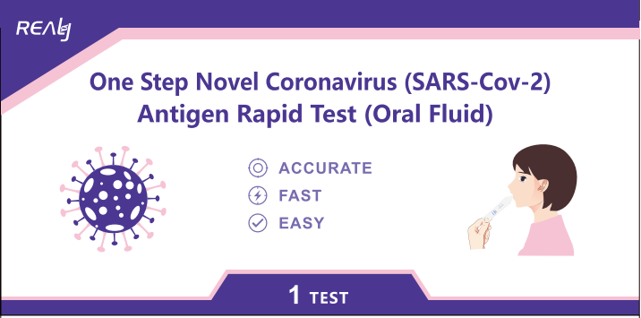 Jednokrokový rýchly test nového koronavírusu SARS-Cov-2 REALYTECH K740516D slinný, 1 ks