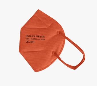 FFP2NR Respirátor SEGA-P2 10 ks/oranžový